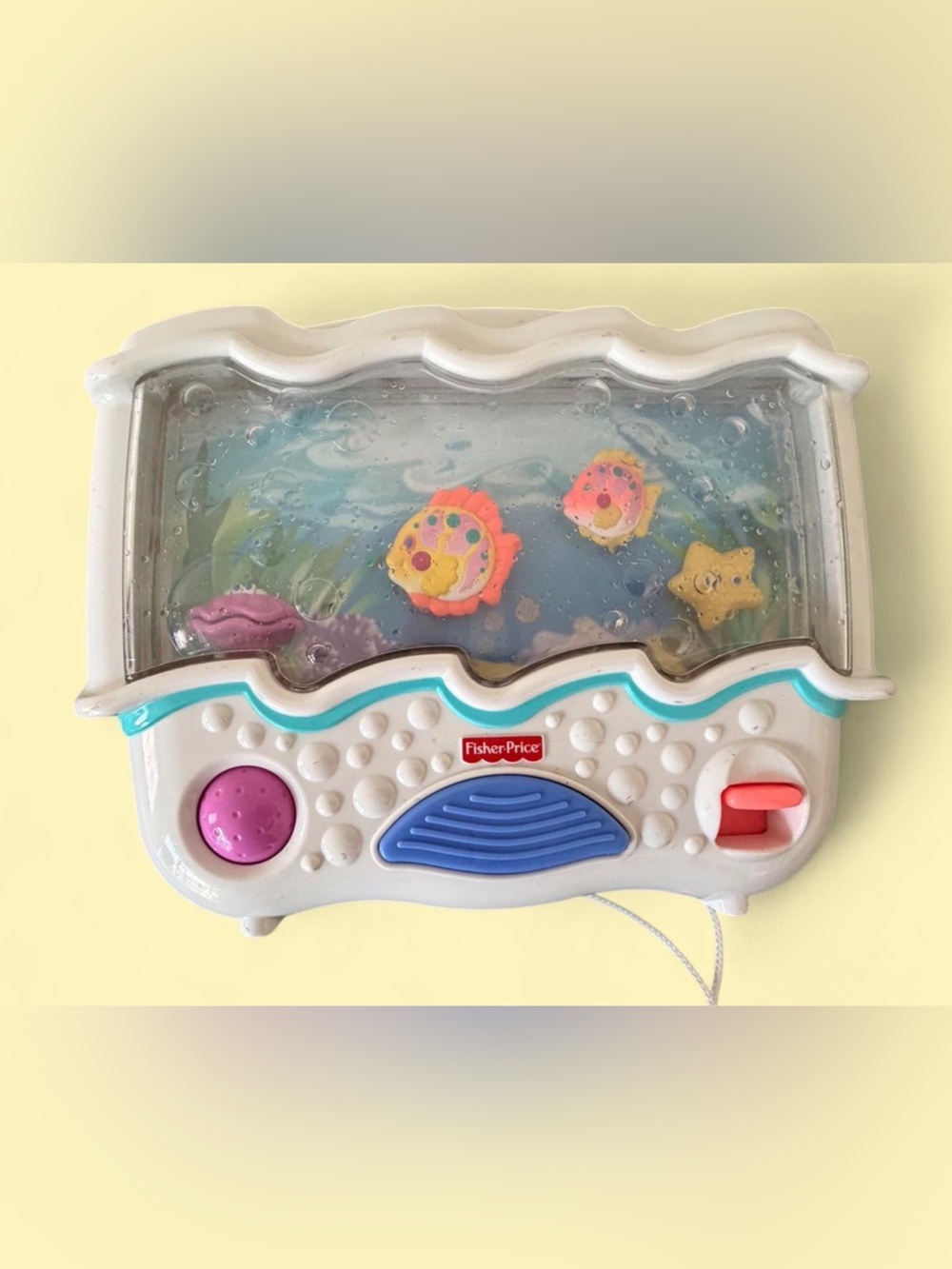 Fisher-Price White, Blue, Pink and Yellow Water Table Fishing Toy